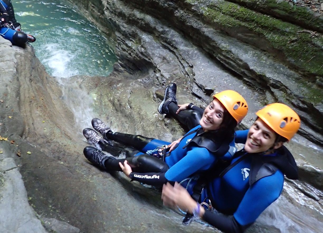 La joie est garantie dans le canyoning