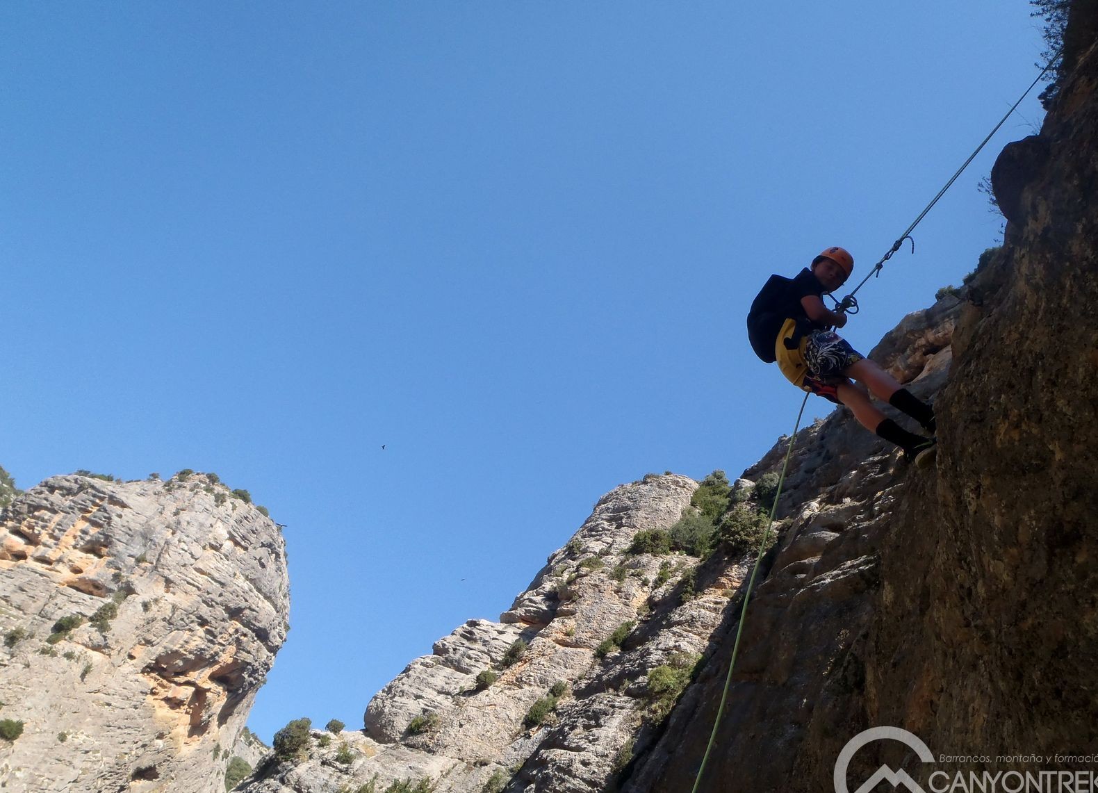 Rappel en Sierra de Guara au Formiga