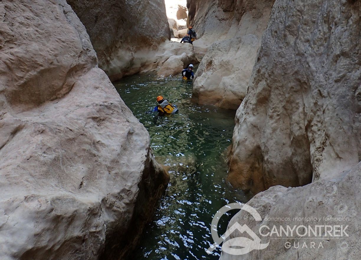 Gorgas Negras, le plus long canyon en Sierra de Guara