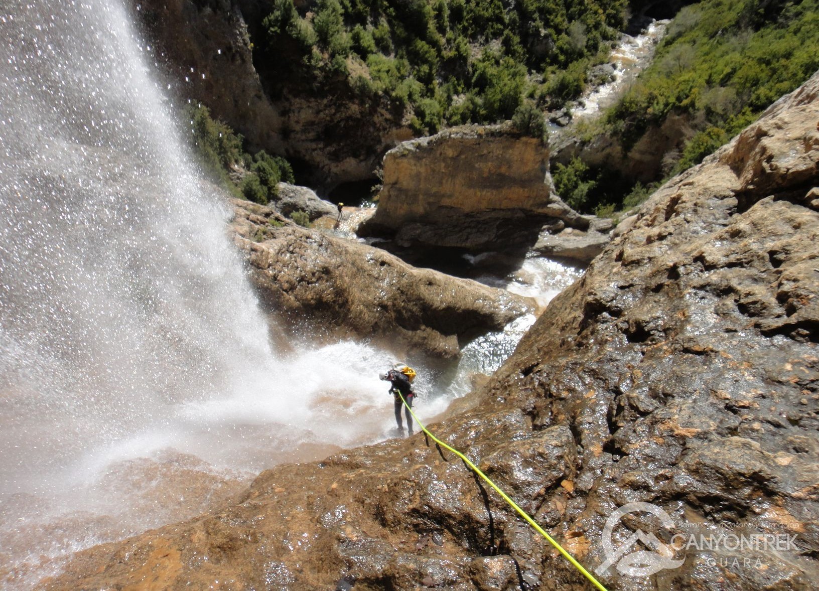 Otin, superbe canyoning en Sierra de Guara