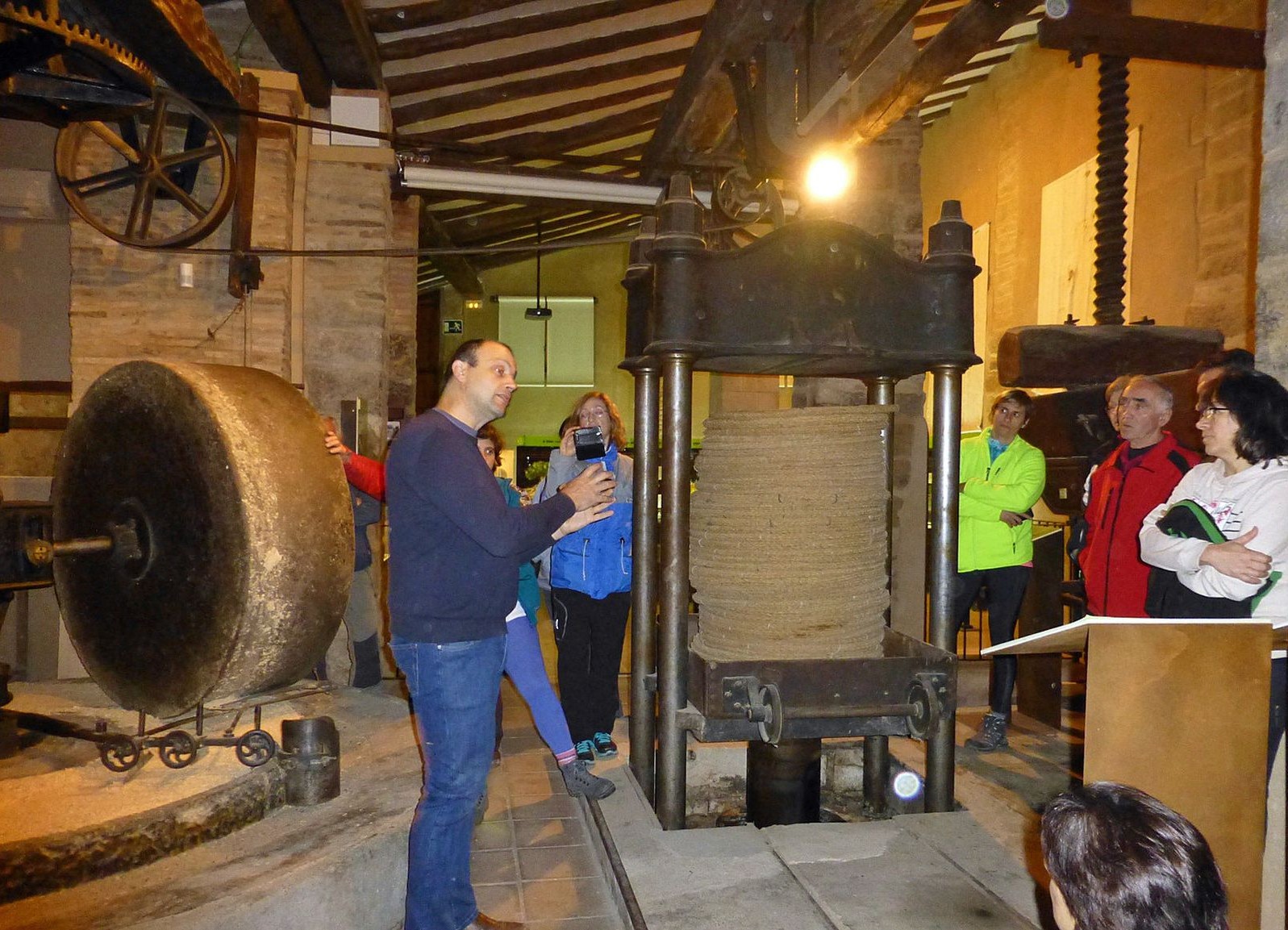 Le moulin d'huile d'olive à Buera