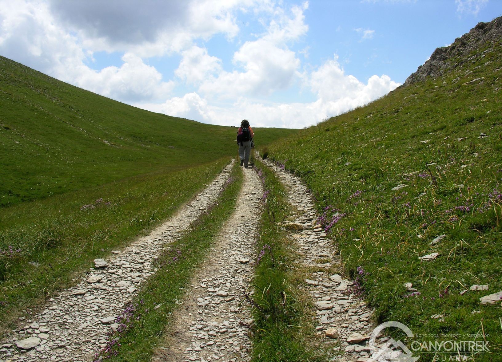 Les chemins dans les Pyrénées