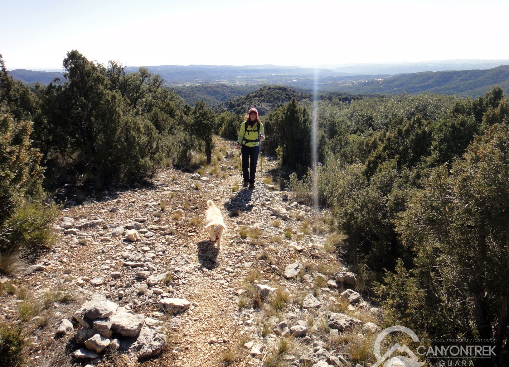 Marchant vers la Cunarda en Sierra de Guara