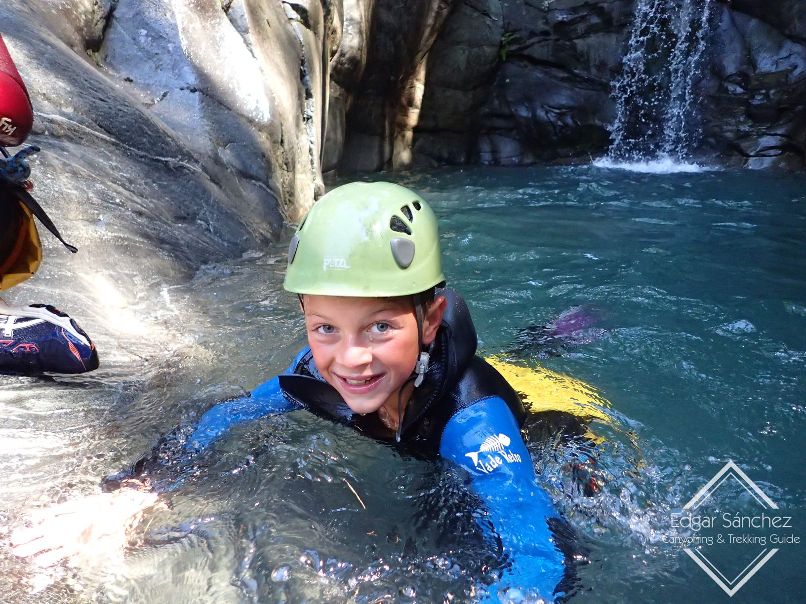 Canyoning en famille avec des enfants