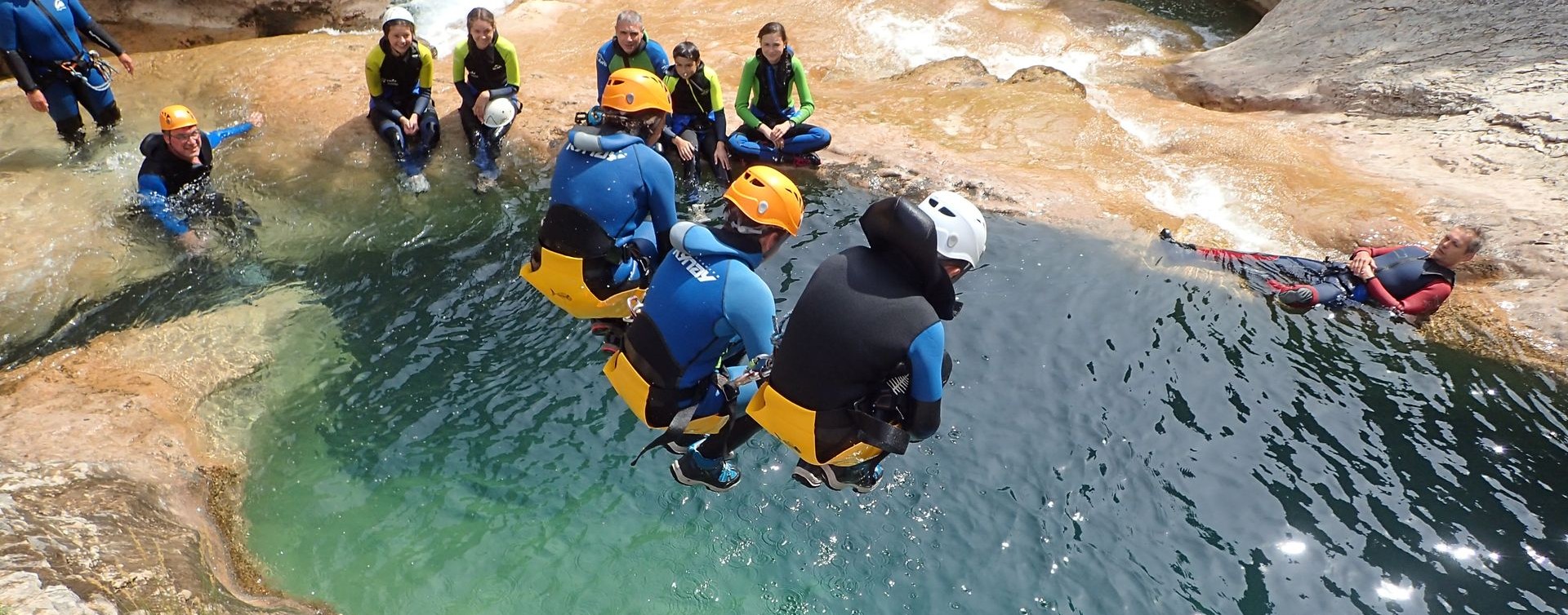 Plongeon en Sierra de Guara: